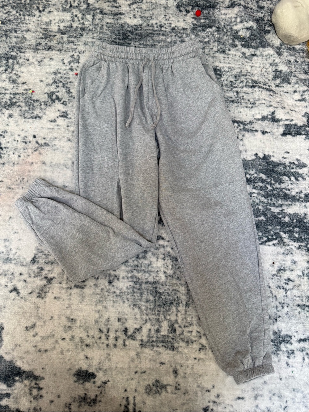 SO Light Gray Fleece Jogger Pants